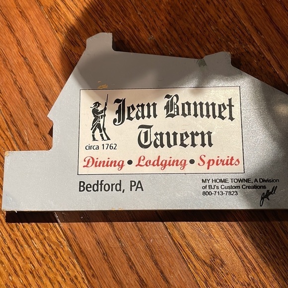 JEAN BONNET TAVERN My Towne Collectible BEDFORD PA - Picture 5 of 7